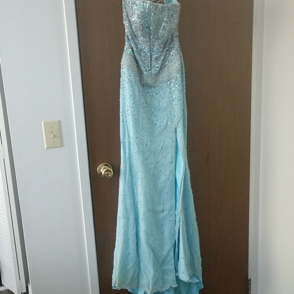Blue formal/pageant gown